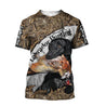 Duck Hunting Camo Over Printed Unisex Deluxe Hoodie ML