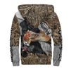 Duck Hunting Camo Over Printed Unisex Deluxe Hoodie ML