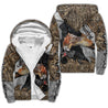 Duck Hunting Camo Over Printed Unisex Deluxe Hoodie ML