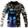 The Wolf 3D All Over Printed Unisex Hoodie ML