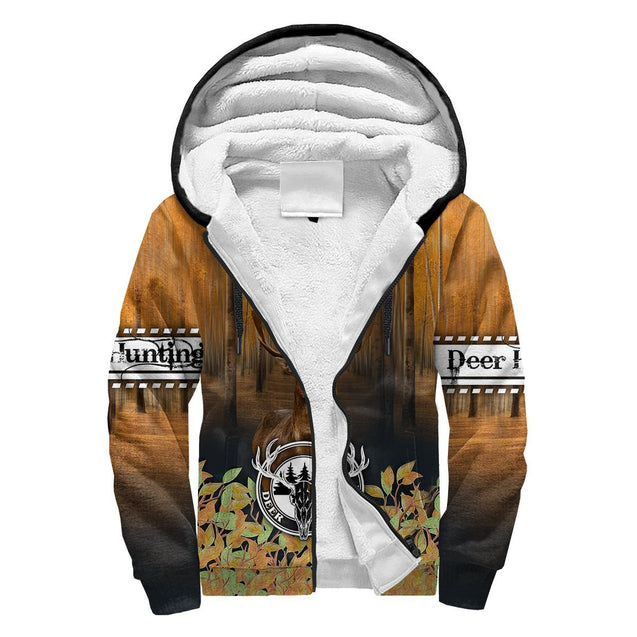 Deer Hunting 3D Over Printed Unisex Deluxe Hoodie ML