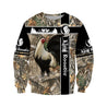 King Rooster Camo  3D Over Printed Unisex Deluxe Hoodie ML