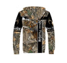 Deer Hunting Camo X 3D Over Printed Unisex Deluxe Hoodie ML