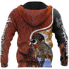 Pheasant Hunting Camo 3D Over Printed Unisex Deluxe Hoodie ML