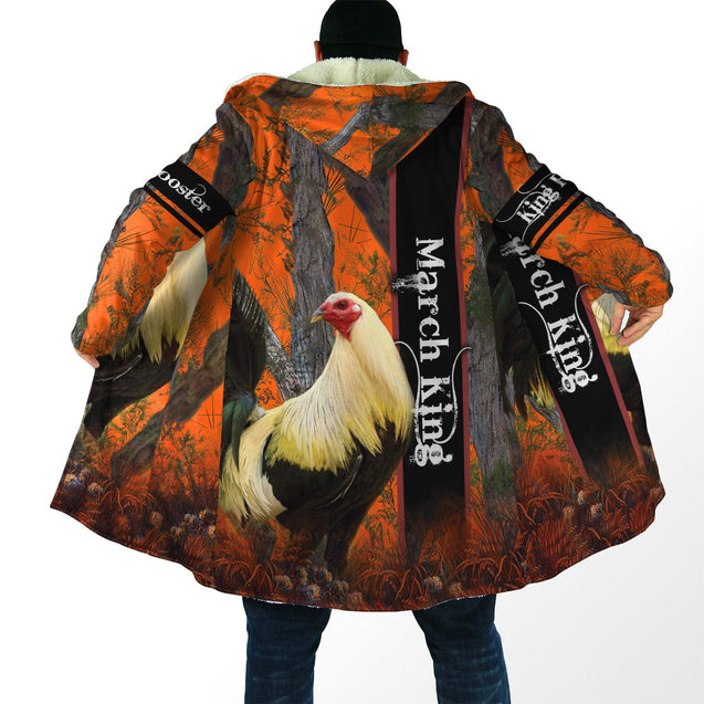 Premium March Rooster  3D Over Printed Unisex Shirts ML