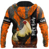 Premium April Rooster  3D Over Printed Unisex Shirts ML