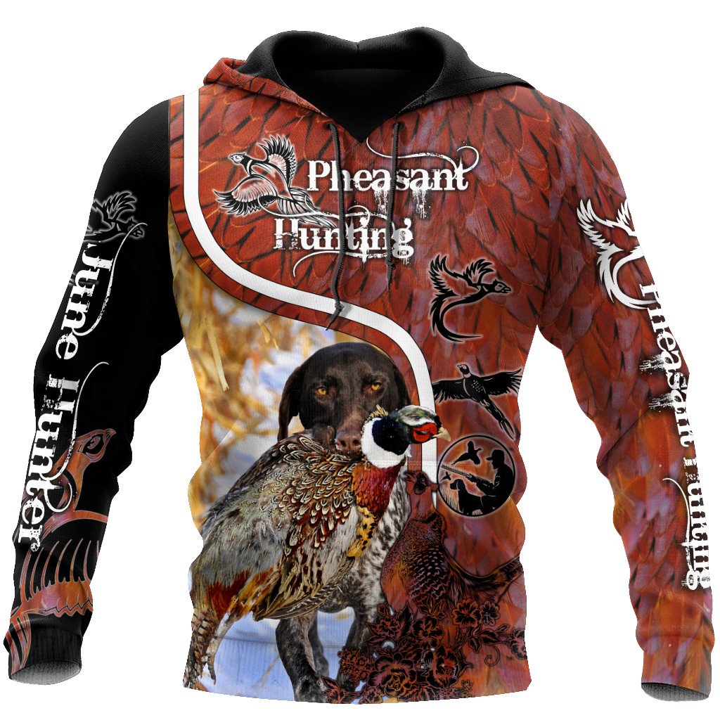 Premium Pheasant Hunting June Hunter Camo 3D Over Printed Unisex Shirts ML