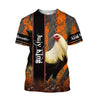 Premium July Rooster  3D Over Printed Unisex Shirts ML