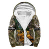 Deer Hunting Camo 3D Over Printed Unisex Deluxe Hoodie ML