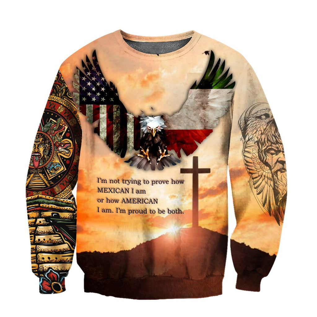 Mexican and America 3D All Over Printed Shirts For Men and Women TNA10282001PT