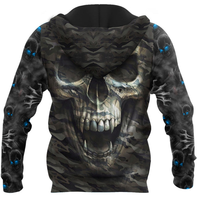 Crazy Camo Skull Shirts For Men and Women VP2810002