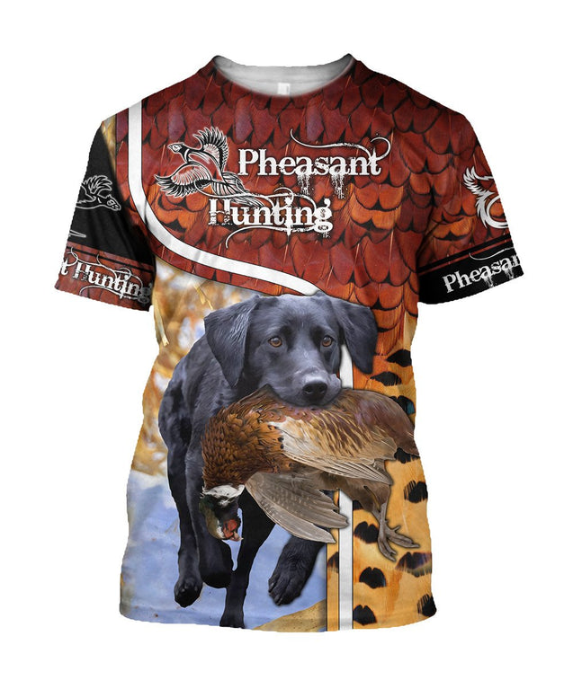 Pheasant Hunting Camo 3D Over Printed Unisex Deluxe Hoodie ML