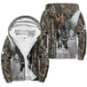 Moose Hunting Camo 3D Over Printed Unisex Deluxe Hoodie ML