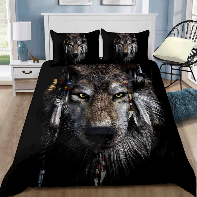 Native Music Wolf Bedding Set AM102087