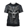Demon skull armour 3D All Over Printed Shirts and short for Men and Women PL