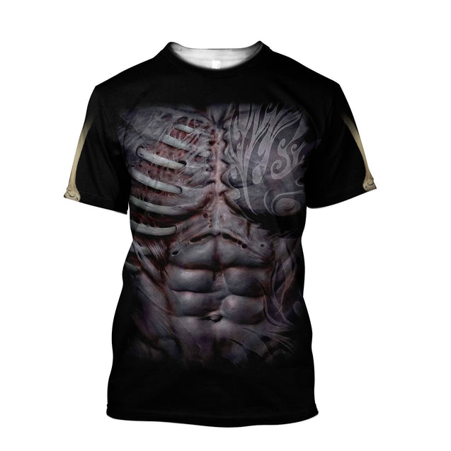 Ripped tattoos 3D All Over Printed Shirts and short for Men and Women PL