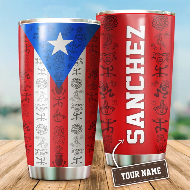 Customize Name Puerto Rico Steel Tumbler MH07012010