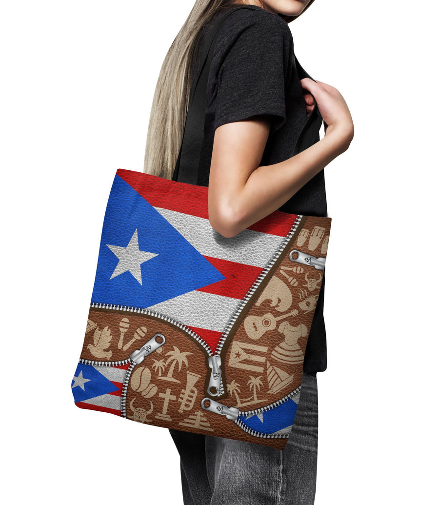 Premium Puerto Rico 3D Printed Canvas Tote Bag JJW30102003