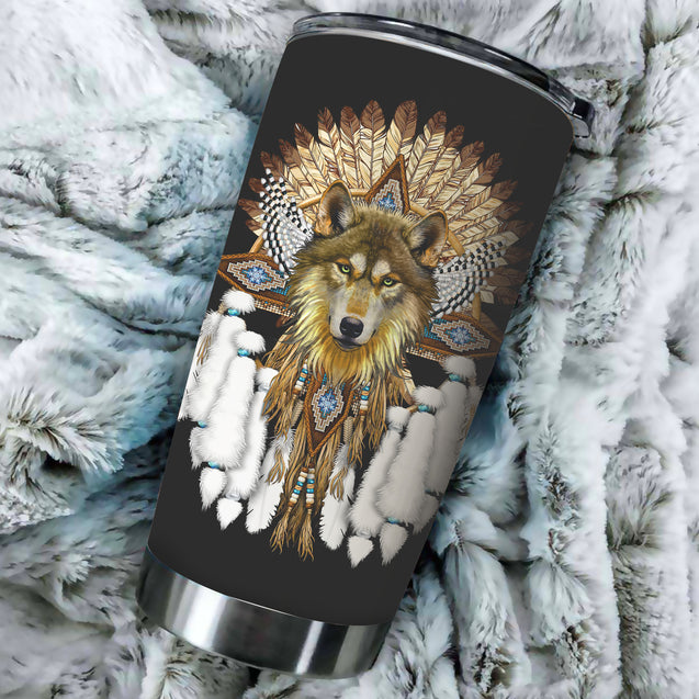 Native Wolf Stainless Steel Tumbler VP31102004