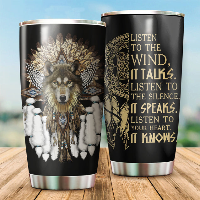 Native Wolf Stainless Steel Tumbler VP31102004