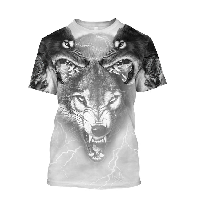 Wolf Tattoo 3D All Over Printed Hoodie For Men and Women DA31102008