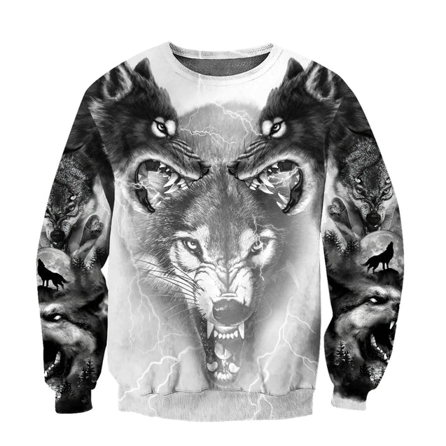 Wolf Tattoo 3D All Over Printed Hoodie For Men and Women DA31102008