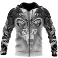 Wolf Tattoo 3D All Over Printed Hoodie For Men and Women DA31102008