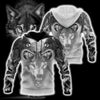 Wolf Tattoo 3D All Over Printed Hoodie For Men and Women DA31102008