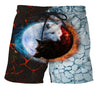 Yin Yang Ice And Fire Wolf Art Shirts HVT02112001