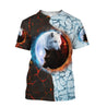 Yin Yang Ice And Fire Wolf Art Shirts HVT02112001