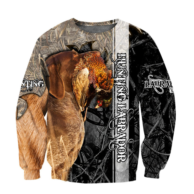 Labrador Hunting 3D Over Printed Unisex Deluxe Hoodie ML