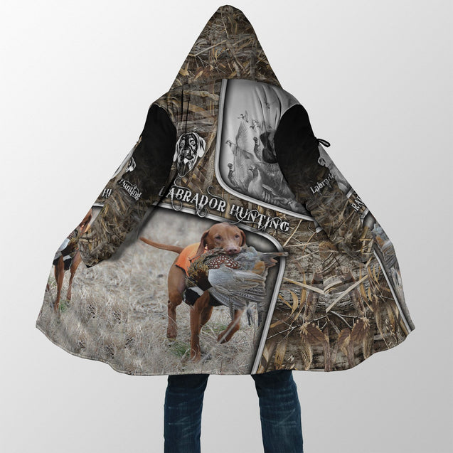 Labrador Hunting 3D Over Printed Unisex Deluxe Hoodie ML