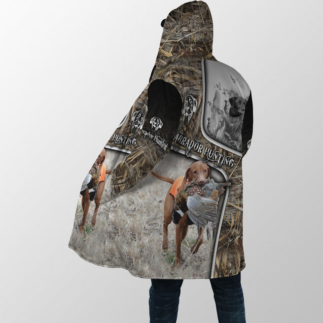 Labrador Hunting 3D Over Printed Unisex Deluxe Hoodie ML