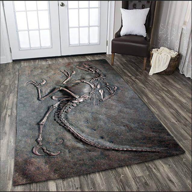 Dinosaur Fossil Art Premium Rug NTN11092001