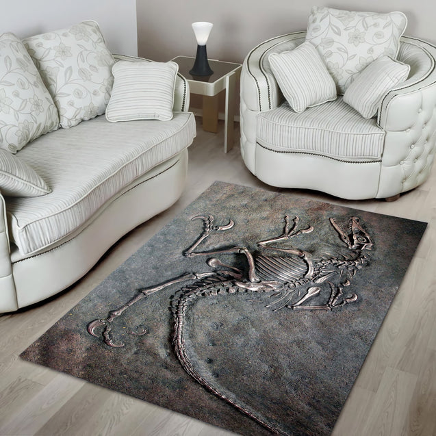 Dinosaur Fossil Art Premium Rug NTN11092001