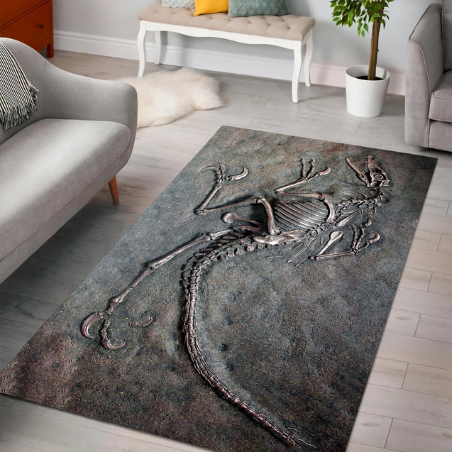 Dinosaur Fossil Art Premium Rug NTN11092001