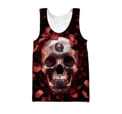 Premium Skull 3D All Over Printed Unisex Shirts