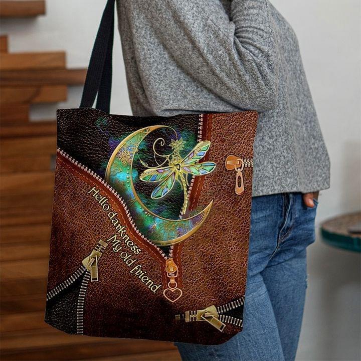 Dragonfly Lover 3D Printed Canvas Tote Bag DA9112002