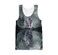 Premium Cat & Tiger 3D All Over Printed Unisex shirt & short for men and women PL