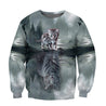 Premium Cat & Tiger 3D All Over Printed Unisex shirt & short for men and women PL