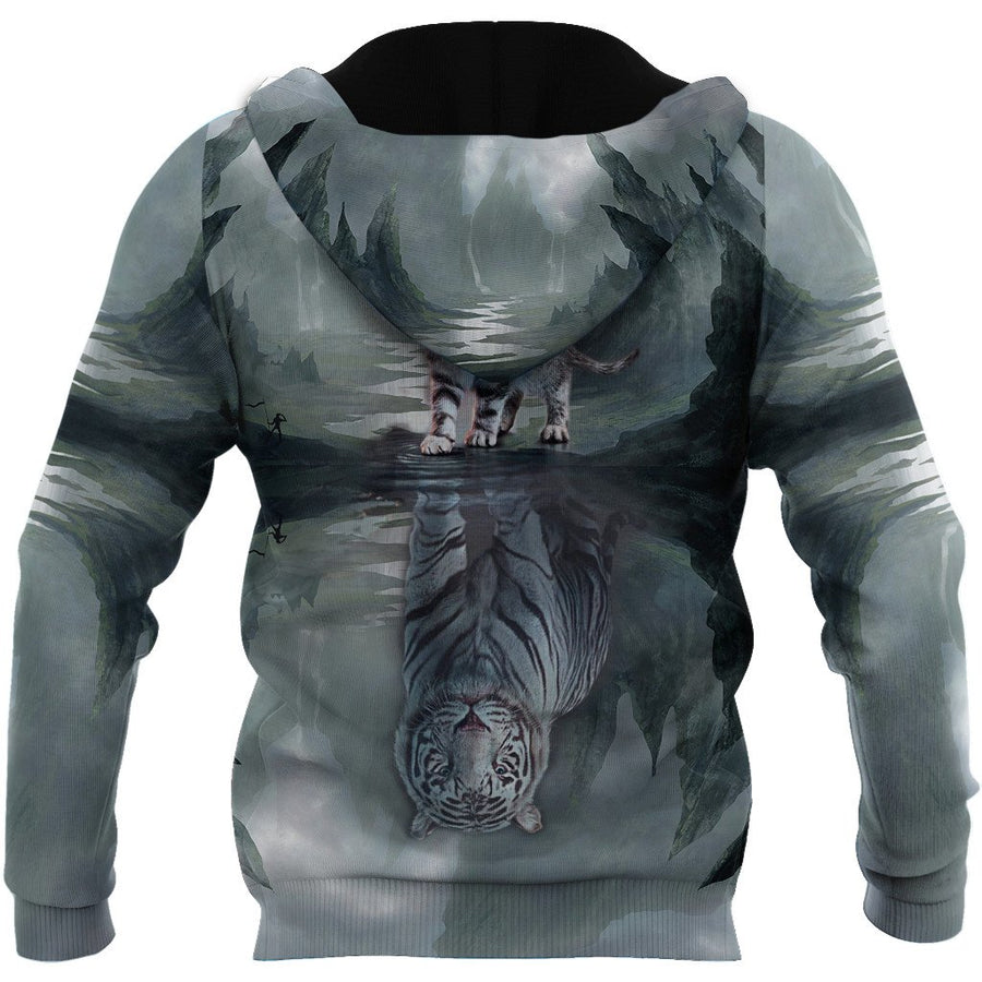 Premium Cat & Tiger 3D All Over Printed Unisex shirt & short for men and women PL