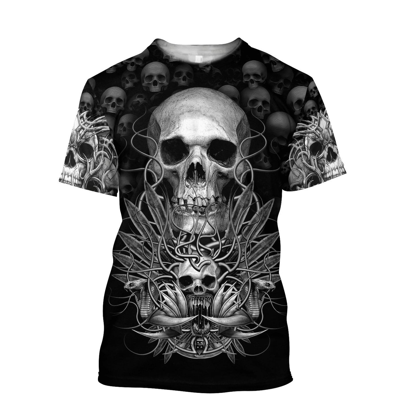 Premium Skull 3D All Over Printed Unisex Shirts