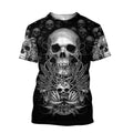 Premium Skull 3D All Over Printed Unisex Shirts