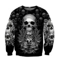 Premium Skull 3D All Over Printed Unisex Shirts