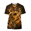 Premium Skull 3D All Over Printed Unisex Shirts