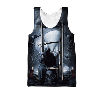 Premium Skull 3D All Over Printed Unisex Shirts