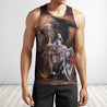 Knights Templar and Lion 3D All Over Printed Shirts VP12112003