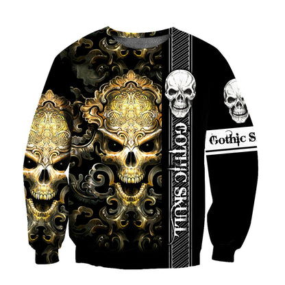 Premium Skull Tattoos 3D All Over Printed Unisex Shirts