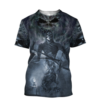 Premium Skull 3D All Over Printed Unisex Shirts