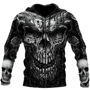 Premium Skull 3D All Over Printed Unisex Shirts